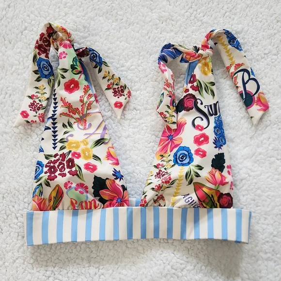 New!Agua Bendita Laurie‎ Bikini Top